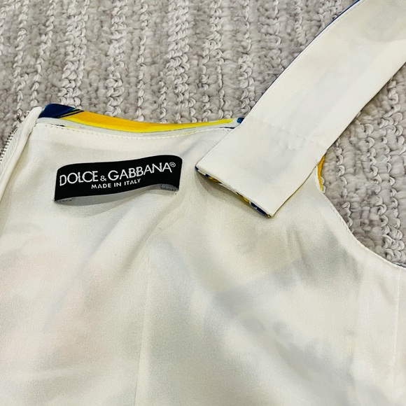 SOLD - Dolce & Gabbana Majolica Tile Print Dress - Picture 12 of 13